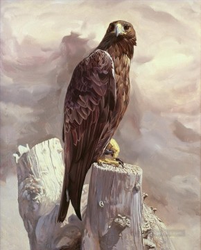  eagle Painting - thinking eagle birds